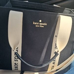 Kate Spade Black and Cream Tote Bag